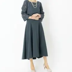 最終価格！！アパートバイローリーズレースブラウスフレアスカートセットアップ