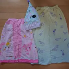 子供用　プールタオル　キャップ