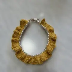 かぎ針編み パールスマホストラップ