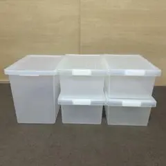 無印良品　ポリプロピレン　収納ボックス　5個セット