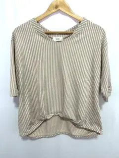 BEAMS HEART ストライプジャガードプルオーバー ビームスハート