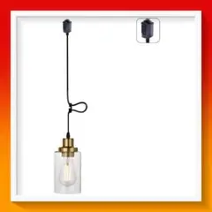 【新品未使用】ペンダントライト 照明器具 ガラス ゴールド 北欧風 天井照明