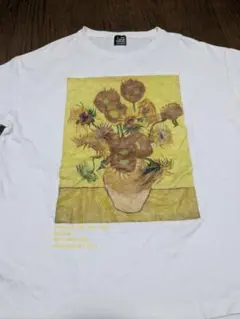 ゴッホミュージアム、アムステルダム【s】半袖Tシャツ／ゴッホひまわり