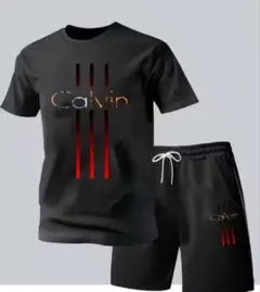 CALVIN KLEIN Calvinロゴ　セットアップ 半袖&パンツ