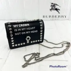 【未使用】Burberry London チェーンショルダー ウォレット 小財布