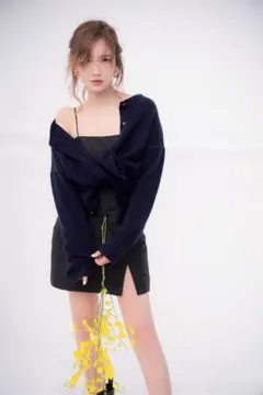 my apparelマイアパレル　スリットワンピース