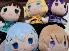 フォルメイツぬいぐるみ 五点セット　チノ　ココア　シャロ　千夜　リゼ