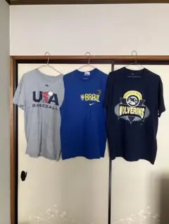 USA BASEBALL Tシャツ グレー Majestic他3着
