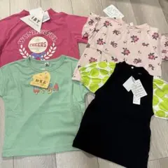 新品未使用　90 95 マニーナ　バースデイ　半袖　Tシャツ　保育園着