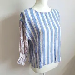 【Q】レディース　長袖シャツ　カットソー　2　春夏