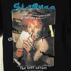 美品　キリンストレンジ　KIRIN STRANGE 　Ｔシャツ　少女　黒　2XL