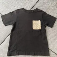 GU ペイズリー Tシャツ ブラック ストリート