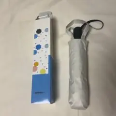 UPF50+ 折りたたみ傘 ホワイト 自動