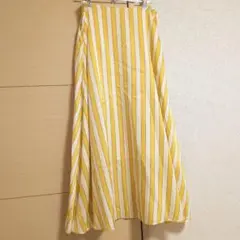 iena ストライプフレアスカート 38