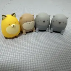 なんでもいきもの マスコットライト だめぎつね カワウソ ラッコ 3点セット