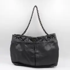 CHANEL★シャネル ココマーク カーフスキン チェーンショルダーバッグ