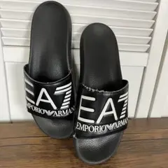 【匿名発送】EA7 Emporio Armani ブラックサンダル