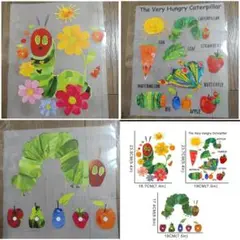 はらぺこあおむしアイロンシール3枚
