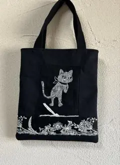 ② クロッチくん　ミニトートバッグ　ハンドメイド