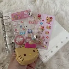サンリオ　キティ　ボンボンドロップ　タイルシール　クリアシール帳　シール帳　mj