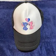 Disney・リロアンドスティッチ子供用キャップ黒