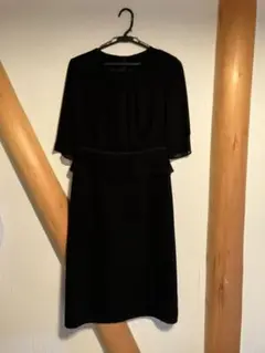 <美品> イトキン 夏用礼服 ブラックフォーマル 9号 日本製　夏用喪服