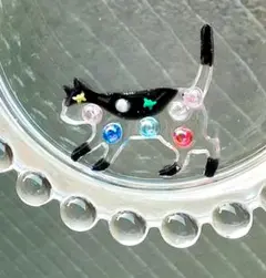 【お散歩猫】蝶々ねこ　チャーム　ピンバッチ　マグネット オリジナル