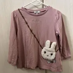 any FAM ウサギポケット 長袖カットソー 100
