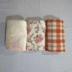 西川(他) 花&格子柄 敷毛布 シ－ツ 3枚セット