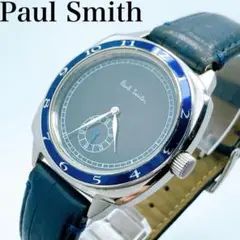 レア品✨ポールスミス 腕時計 復刻1995 純正レザーベルト グリーン Paul Smith 1995 復刻モデル ホワイト×グリーン BT3-013-10