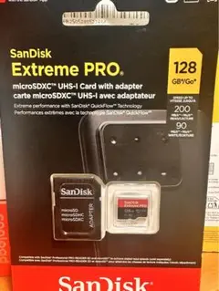 SanDisk Extreme PRO 128GB microSDXCカード