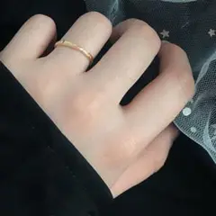 レディースリング☆ ゴールド指輪 ☆ ザラザラ ☆