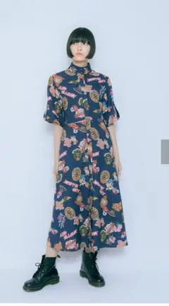 【新品】&エルシー　レースアプリケワンピース