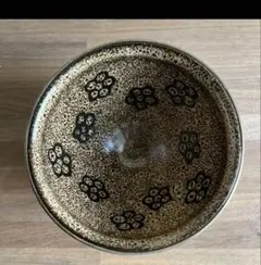 茶道具 京焼 万代草山造 金彩油滴天目茶碗 抹茶碗 八十本立 茶筅付 美品768 茶道具 京焼 万代草山造 金彩油滴天目茶碗 抹茶碗 八十本立 茶筅