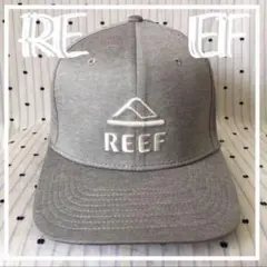 REEFリーフUS限定エンボスロゴアイコンフレックスキャップ帽子１点物