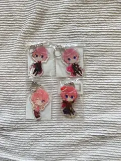 すとぷり さとみくん アクリルキーホルダー 4点セット
