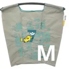 ボールアンドチェーン ポケモン エコバッグ ライトグレー　Mサイズ