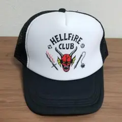 ストレンジャーシングス ヘルファイアクラブ メッシュ キャップ 帽子　c