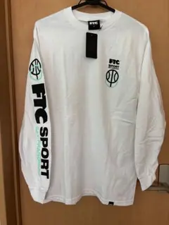 FTC ロンt 白　バックプリント　新品未使用