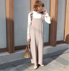 新品K.growth フリルショルダーオールインワン