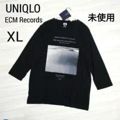 未使用 UNIQLO ECM Records コラボ ロンT ユニクロ XL