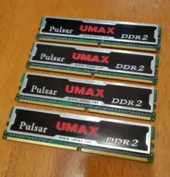 DDR2 ８GB（2GB×4枚） UMAX Pulsar