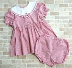 美品 ベビーディオール baby Dior セーラー セット アップ 90