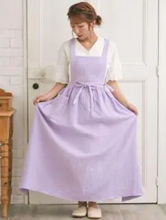 yokobetty7544さん専用　 新品　辻希美　パセリ　エプロン　ブラウン 辻希美プロデュースのコットンガーゼエプロンがライフスタイル