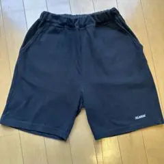 XLARGE ブラック ハーフパンツ１３０センチ