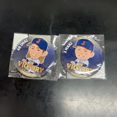 【侍ジャパン】 アジチャン2023ver. 第3弾 缶バッジN 今井達也 牧秀悟