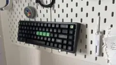 IKEA Skadis対応 キーボードホルダー ホワイトマット 3Dプリント