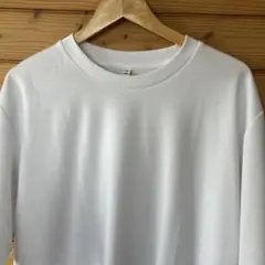【未使用品】GU ドライポンチTシャツ L ホワイト