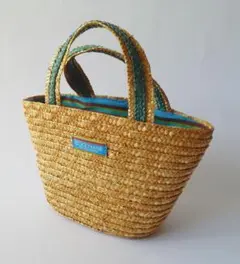 【美品】L'OCCITANE／麦藁バック