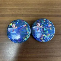 逆転裁判 えびも コラボ ホログラム 缶バッジ　成歩堂龍一